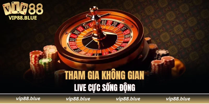 Tham gia không gian live cực sống động